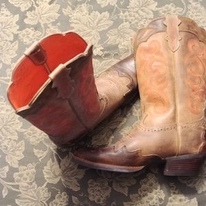 Justin western leather boots